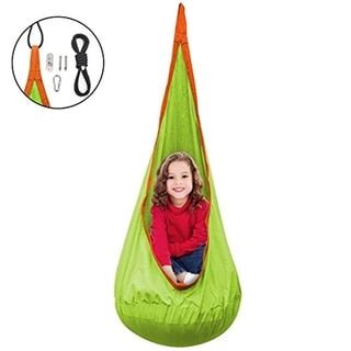 Sorbus Kids Pod Swing Chair Nook - Bed Bath & Beyond - 19469401