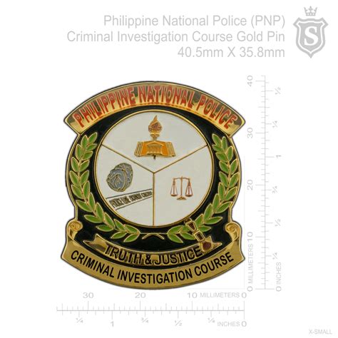 Philippine National Police (PNP) Criminal Investigation Course Pin ...