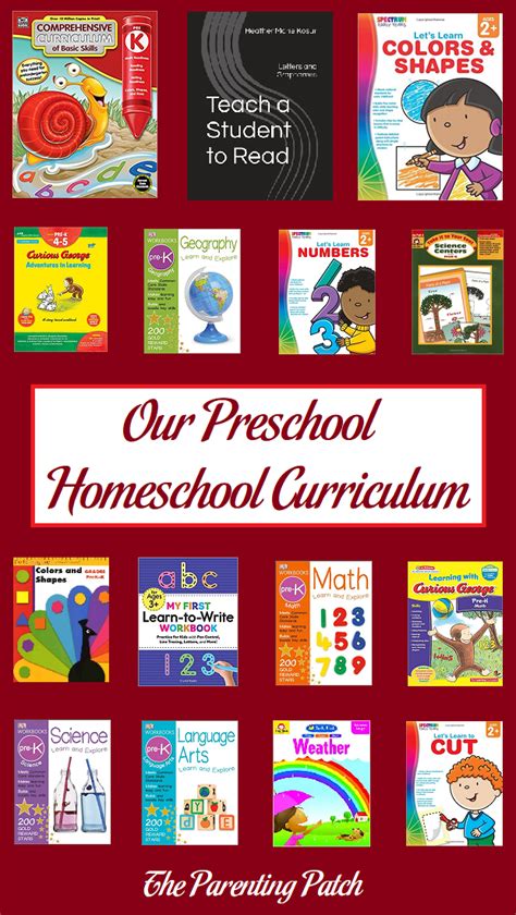 Our Preschool Homeschool Curriculum | Parenting Patch