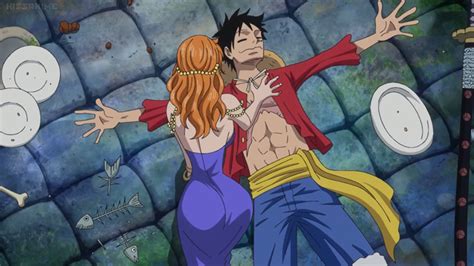 Luffy and Nami Wake Up by weissdrum on DeviantArt