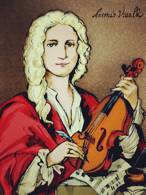 Antonio Vivaldi with a violin by Rossi-Rosedeni on DeviantArt