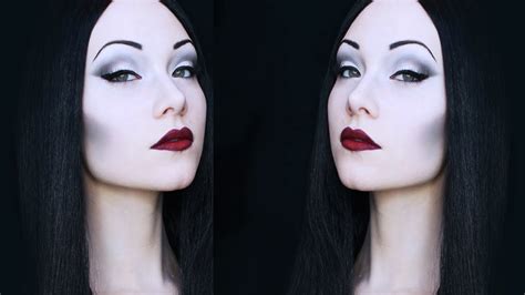 Morticia Addams Makeup Tutorial - YouTube