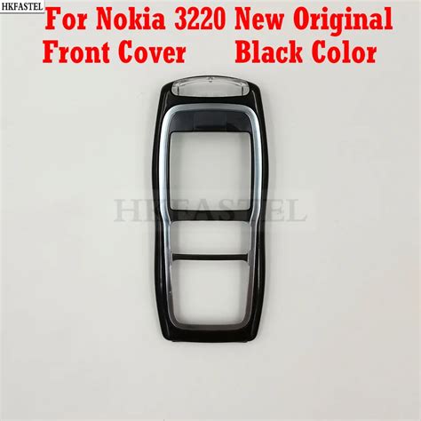 HKFASTEL New Original Cover For Nokia 3220 Front Housing Case Black ...