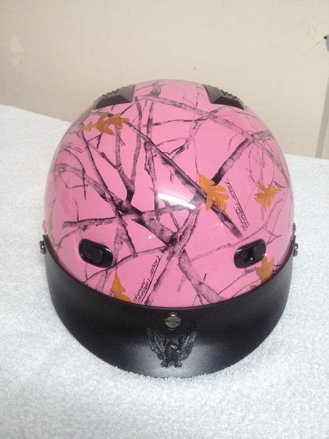 Hydro-dipped Helmet | Motorcycle helmets, Pink camo, Hydro dipping