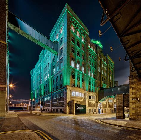 The Guinness Brewery also known as the Guinness Storehouse in Dublin.