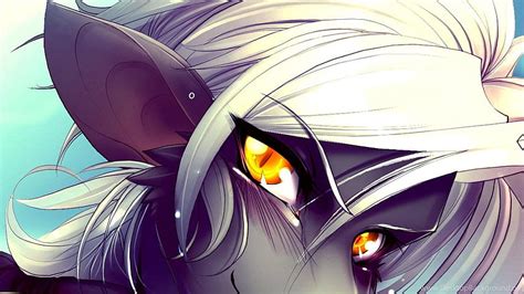 Furry , cartoon, cg artwork, anime, purple, long hair, violet ...