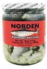 04GE02 Norden Rollmops Herring Jar 18 oz or 500g – German Specialty ...