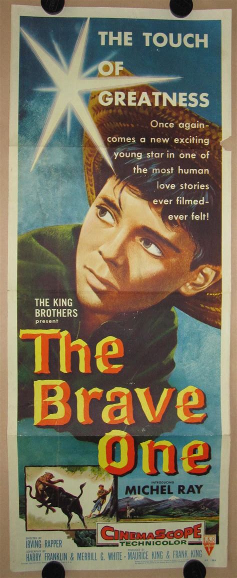 The Brave One Original Movie Poster (1956) - Movieposter Original