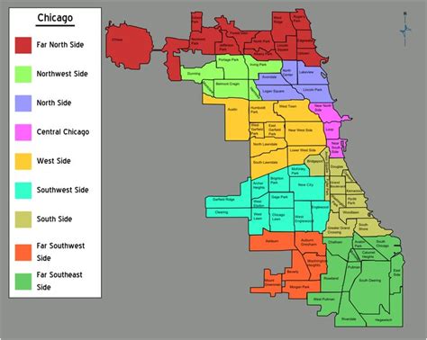 chicago neighborhoods map - Google Search | Chicago neighborhoods ...