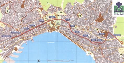 Thessaloniki Metro Map 2002