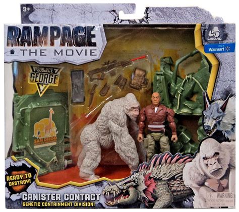 Rampage The Movie Canister Contact George Exclusive Figure Set Lanard ...