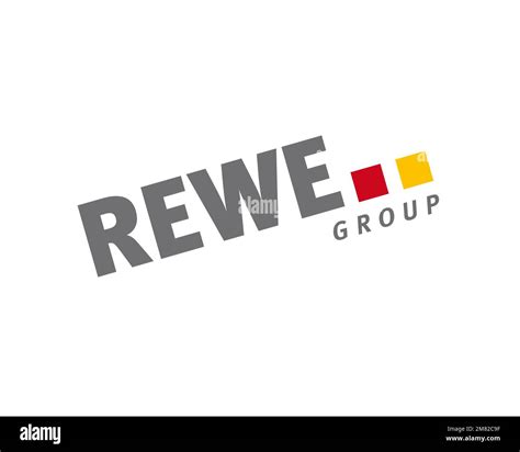 REWE Group, rotated logo, white background Stock Photo - Alamy