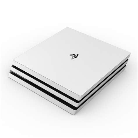 Sony PS4 Pro Skin - Solid State White by Solid Colors | DecalGirl