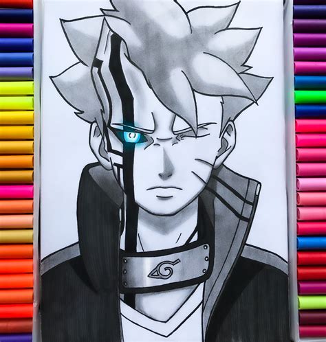 Boruto Uzumaki | Naruto sketch drawing, Anime character drawing, Anime ...