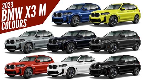 2023 BMW X3 M - All Color Options - Images | AUTOBICS - YouTube