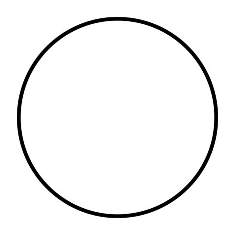 Black Circle Outline High-Quality Png