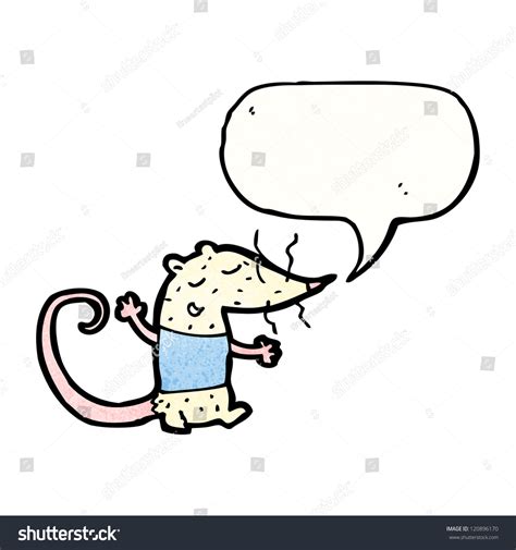 Cartoon Lab Rat Stock Vector (Royalty Free) 120896170