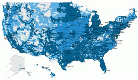 Us Cellular Coverage Map Usa – Topographic Map of Usa with States