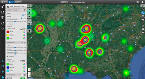 Heat Map Generator: Create a Custom Heat Map - Maptive