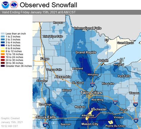 Here are Minnesota snow totals from Thursday-Friday winter storm ...