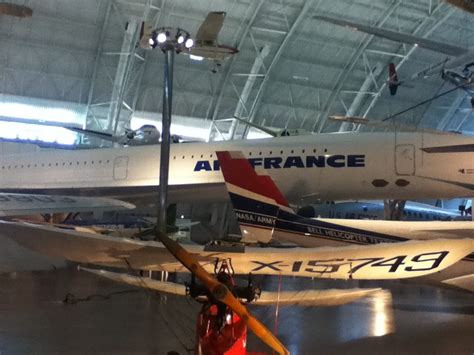 Air France's Concorde jet plane located in the smithsonian National ...