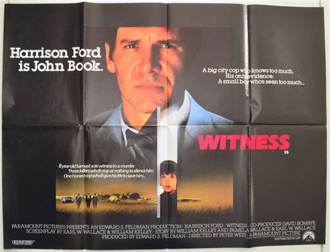 Witness - Original Cinema Movie Poster From pastposters.com British ...