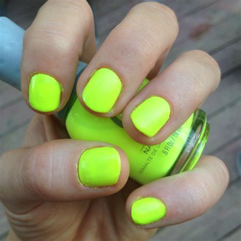 Best fluorescent nail polish ever! Orly Glowstick | Fluorescent nails ...