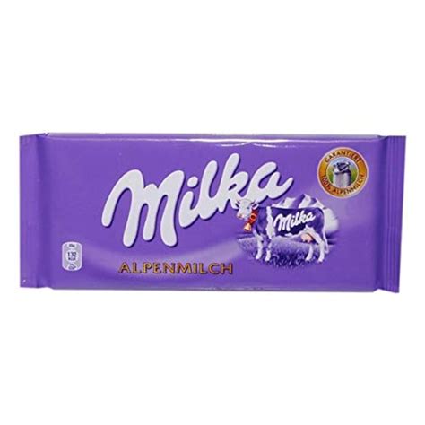 Milka Milk Chocolate Bar 100g, Pack of 12, £5.54 at Amazon