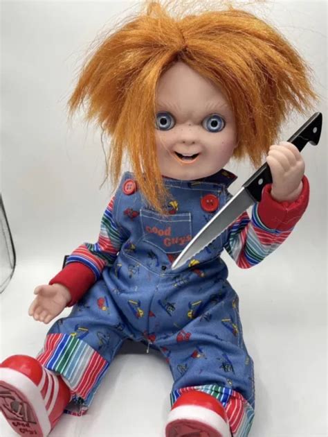 TALKING ANIMATED CHUCKY Doll Spirit Halloween Animatronic Party City ...