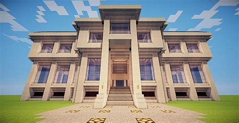 Beutiful Quartz Mansion!! Minecraft Map