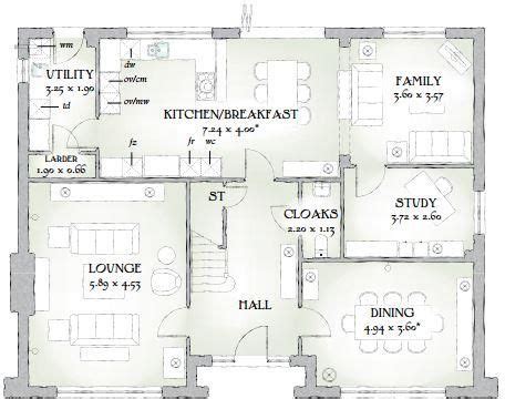 Highgrove House Layout Plans - Spacious Two-Story Home