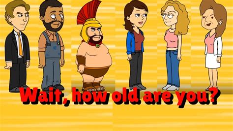 Guessing GoAnimate Default Characters Ages Part 1 - YouTube