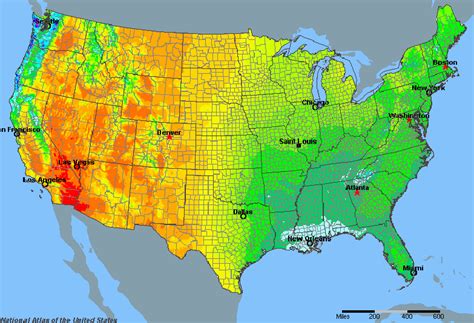 Usa Precipitation Map | Kinderzimmer 2018