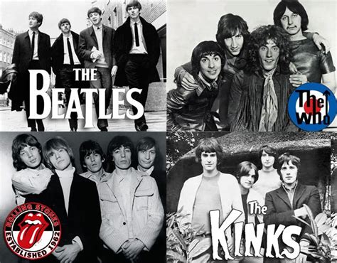 * The Beatles, The Who, The Rolling Stones, The Kinks * | Cantores, Bandas