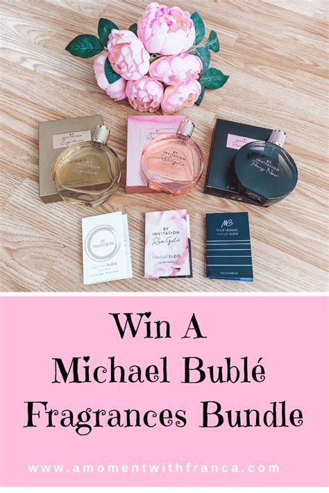 Win A Michael Bublé Fragrances Bundle • A Moment With Franca | The ...