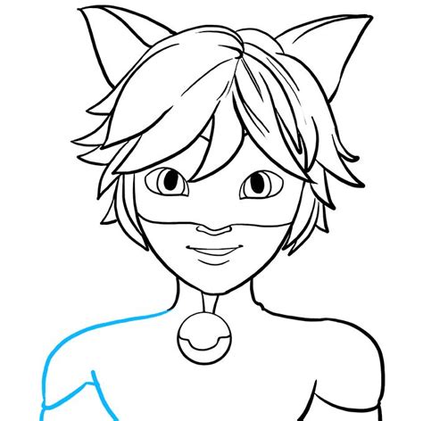 Easy Drawing Tutorial: Cat Noir from Miraculous