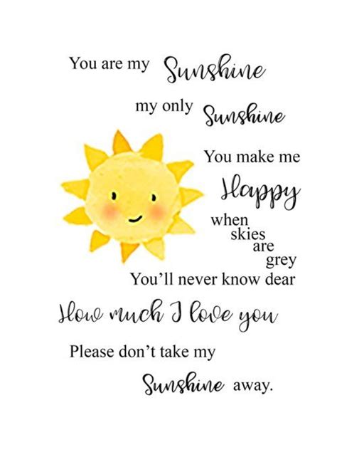 You Are My Sunshine Quotes For Mom - IRUBOS