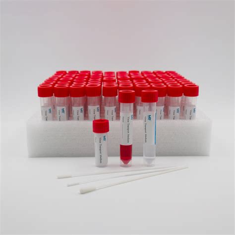 Disposable VTM Kit with Throat Swab or Nasal Swab - Medico flocked ...