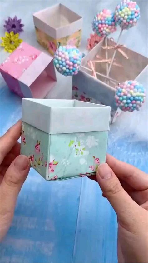 Handmade paper box | Diy crafts for kids easy, Paper crafts, Paper ...