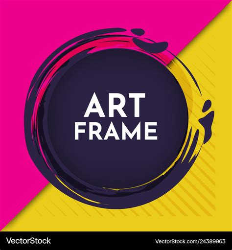 Cool art frame Royalty Free Vector Image - VectorStock