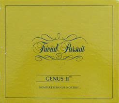 Trivial Pursuit: Genus II | Board Game | BoardGameGeek