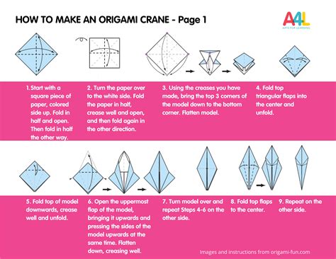 Origami Instructions Crane