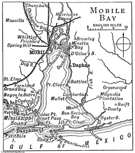 Map of Mobile Bay 1906 | Old maps, Map, Historical