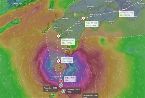 Typhoon Shanshan to Hit Japan With 112 mph Winds: Track the Storm ...