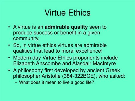 PPT - Virtue Ethics (Aristotle) PowerPoint Presentation, free download ...