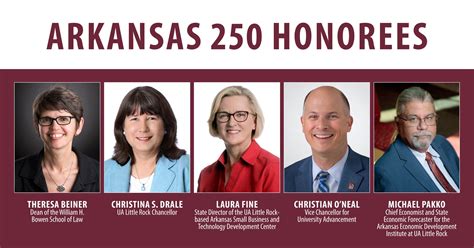 University Leaders Selected for Arkansas 250 - News - UA Little Rock