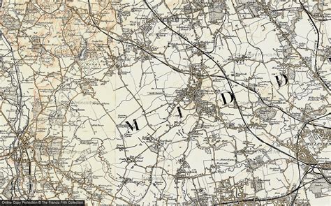 Historic Ordnance Survey Map of South Harrow, 1897-1898