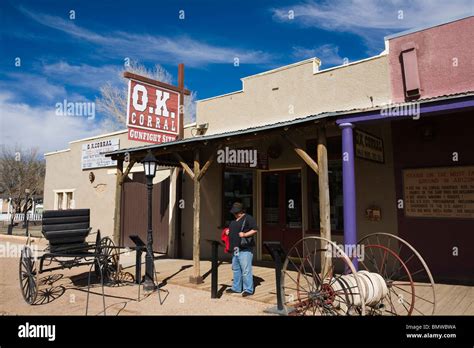 OK Corral Gunfight Site, Tombstone, Arizona Stock Photo - Alamy