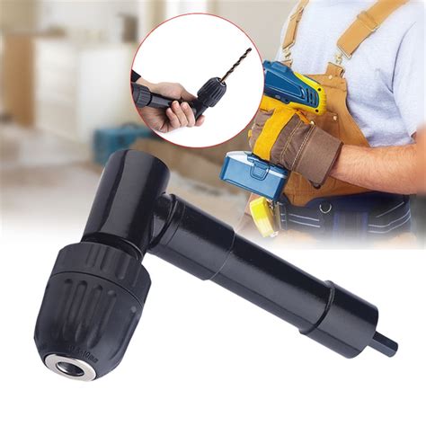 Electric Drill Attachment Adapter Extension Accessory Right Angle 90 ...