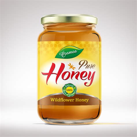 Honey Jar Label Design :: Behance